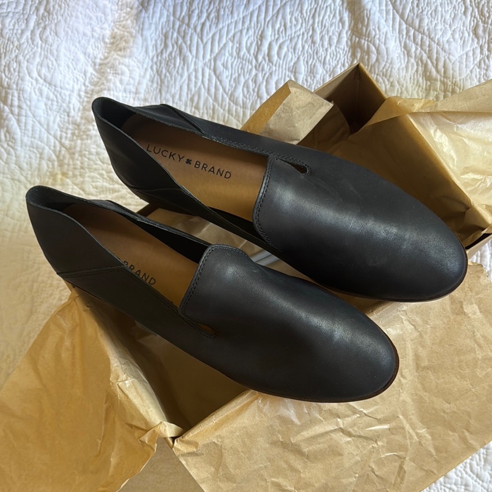 Lucky Brand Black Loafers